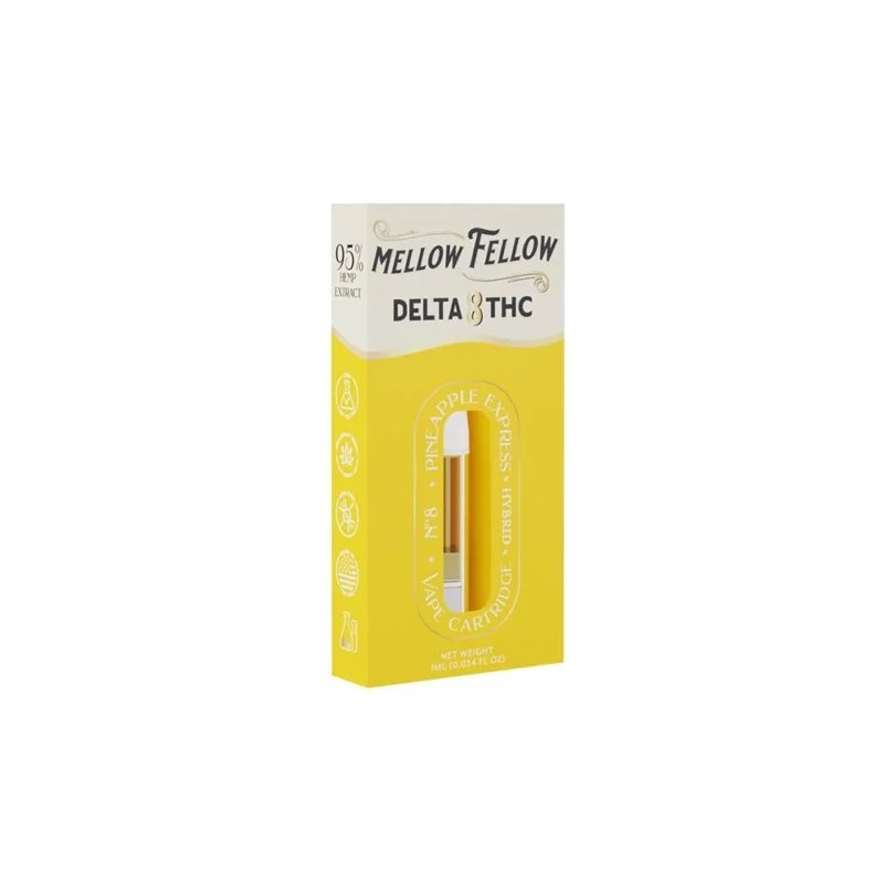 Delta 8 1ml Vape Cartridge - Pineapple Express (Hybrid)