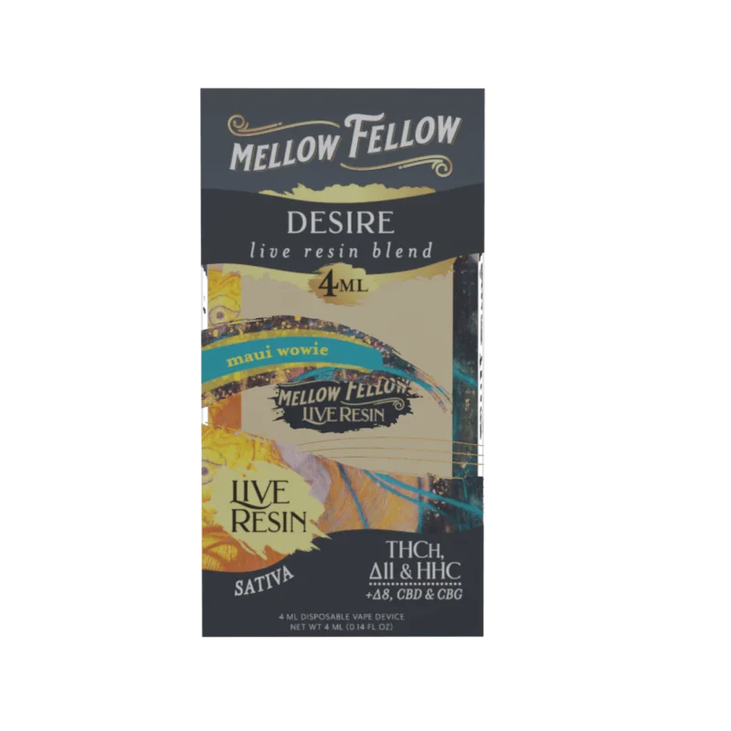 Desire Blend 4ml Live Resin Disposable Vape - Maui Wowie (Sativa)