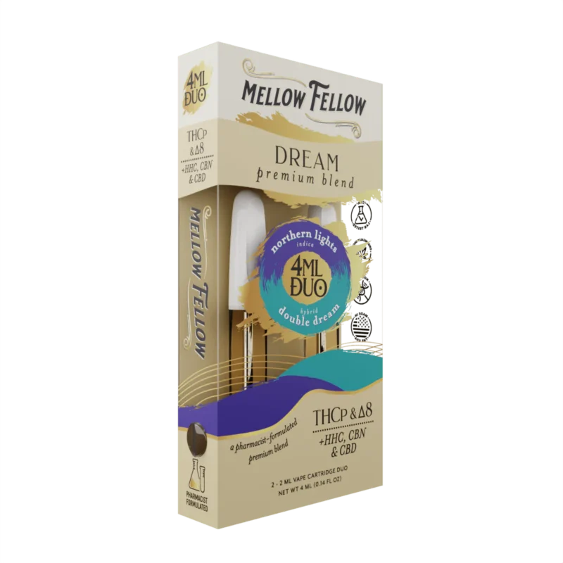 Dream Blend – Northern Lights (Indica) & Double Dream (Hybrid) - 2ml Vape Cartridge Duo (4ml)