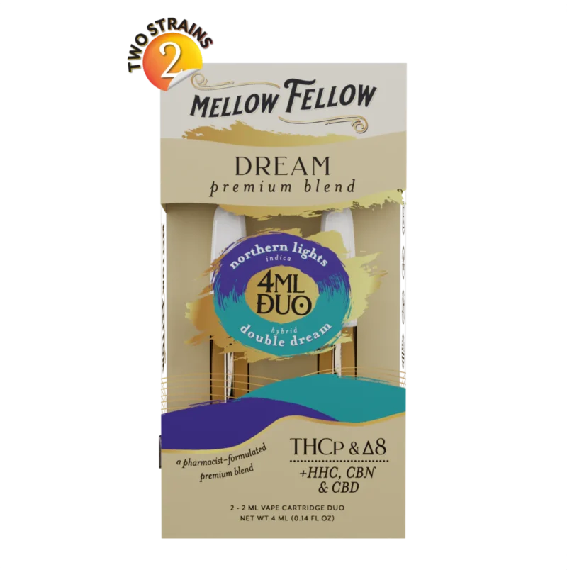 Dream Blend – Northern Lights (Indica) & Double Dream (Hybrid) - 2ml Vape Cartridge Duo (4ml)