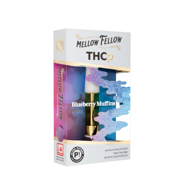 THCp 0.5ml Vape Cartridge - Blueberry Muffins (Indica)