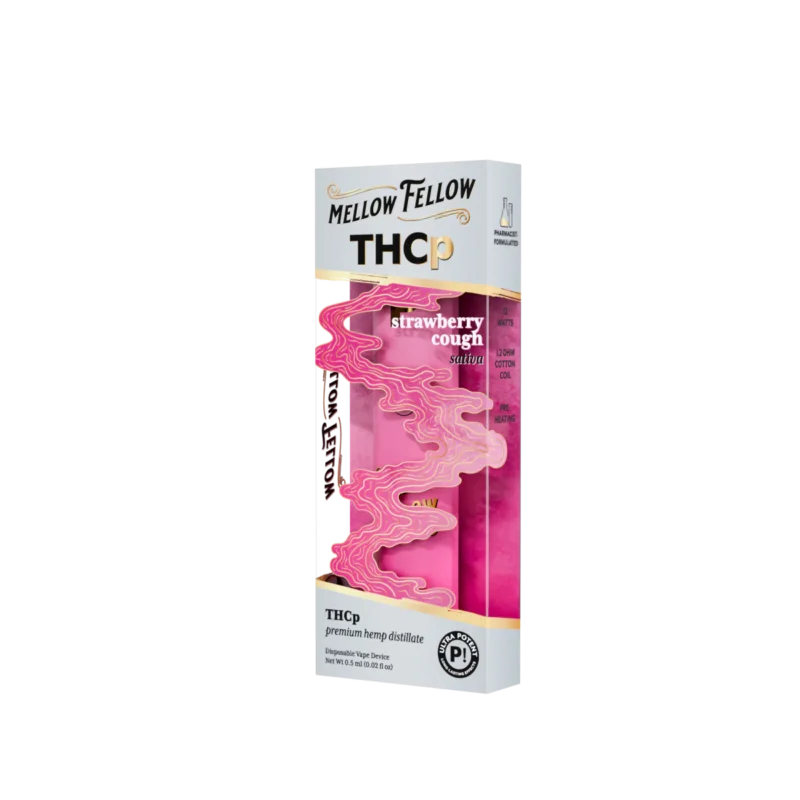THCp 0.5g Disposable Vape - Strawberry Cough (Sativa)