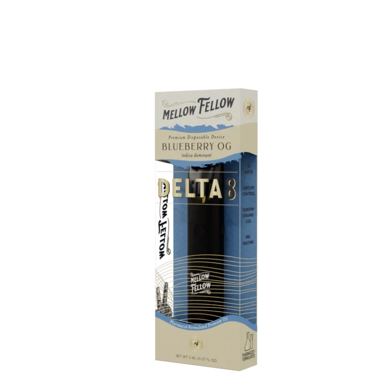 Delta 8 Premium 2ML Disposable Vape - Blueberry OG (Indica Dominant)
