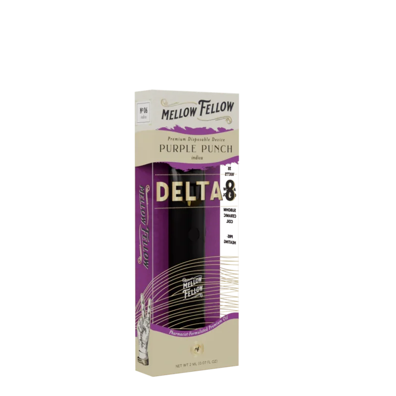Delta 8 Premium 2ML Disposable Vape - Purple Punch (Indica)
