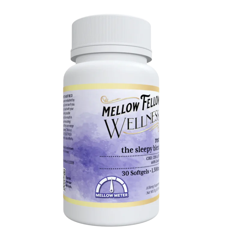 Wellness Softgel Capsules - Rest: The Sleepy Blend - 1500mg - 30 ct