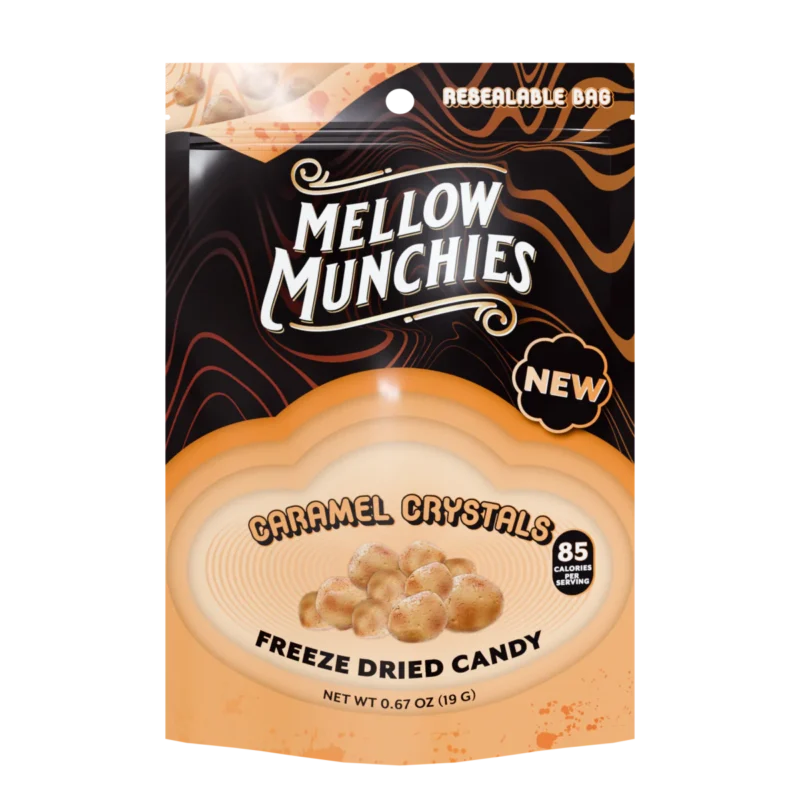 Caramel Crystals Freeze Dried Candy - Snack Size