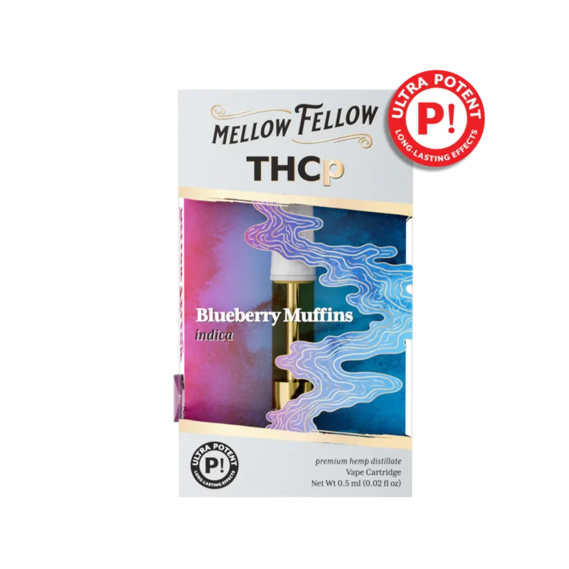 THCp 0.5ml Vape Cartridge - Blueberry Muffins (Indica)