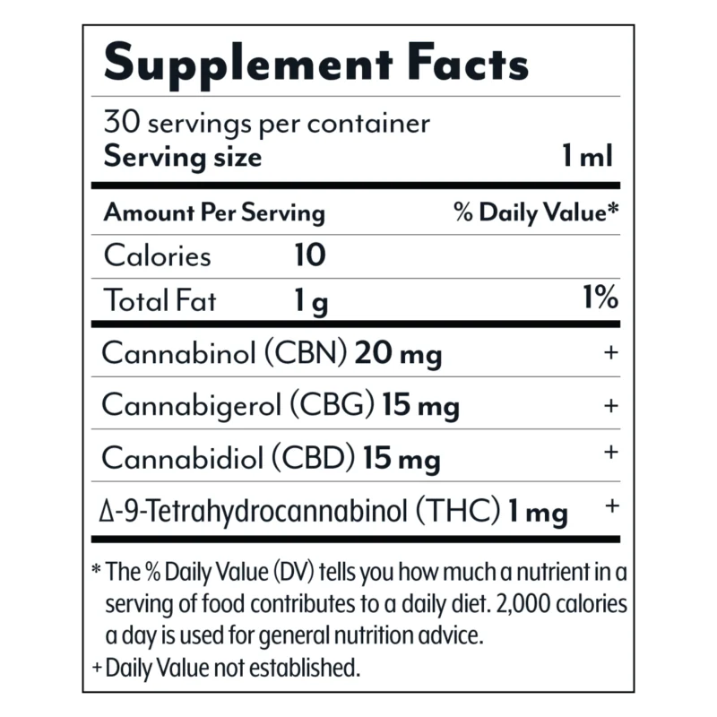 Wellness Tincture - Rest: The Sleepy Blend - Berry - 1500mg