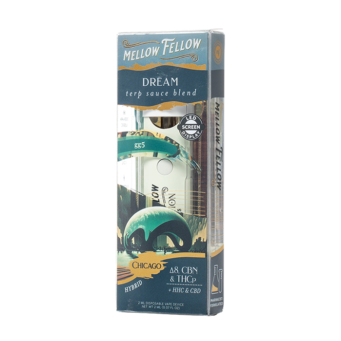 Mellow Fellow Chicago Dream Terp Sauce Blend Disposable 2G